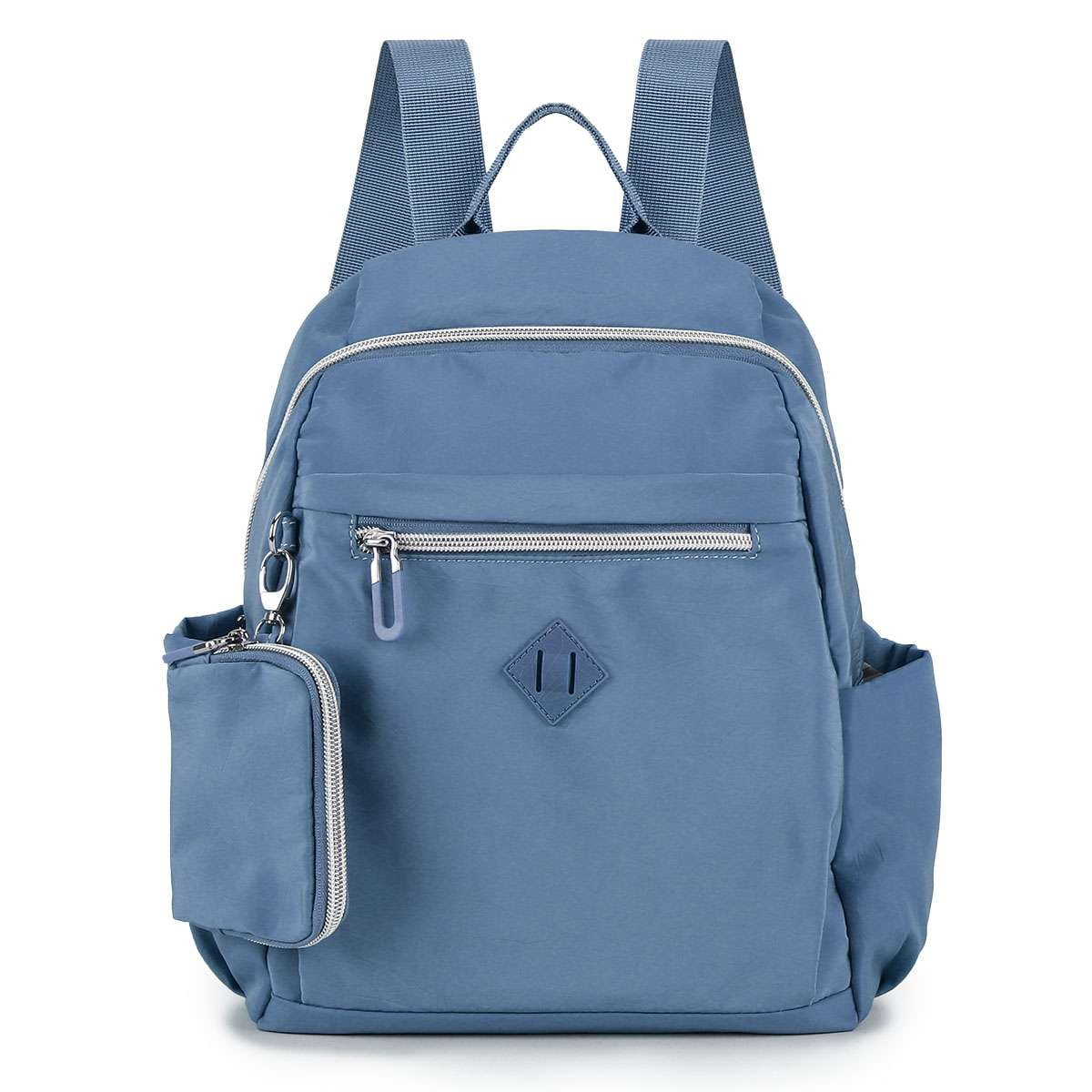 Spencer Waterproof Nylon Travel Backpack Women Casual Shoulder Bag Lightweight Small Daypack Purse Adult Kids School Hiking Camping Cycling Blue b23e268a 9ed2 4c87 88fe 86e7617f8631.f3661494f1b05a5bef16d4ae85374a48